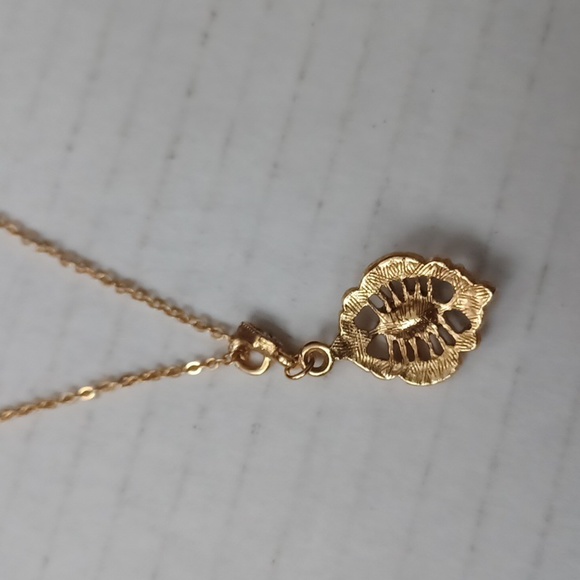 4/$40 Oval Bejeweled Charm On A Chain - Picture 5 of 5